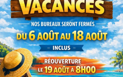 VACANCES D&rsquo;ETE 2026